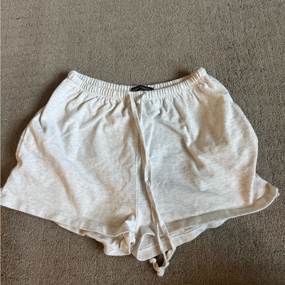 Brandy Melville light gray sweatshorts